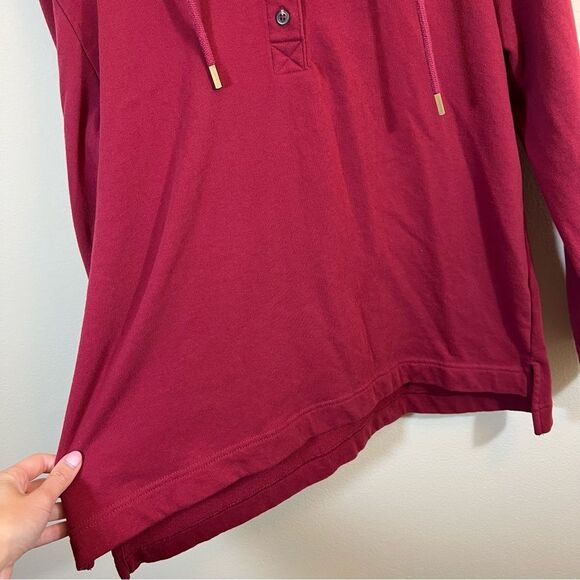 ✨ Champion Women’s Red Quarter Button Iowa State Hoodie Large - Picture 8 of 11